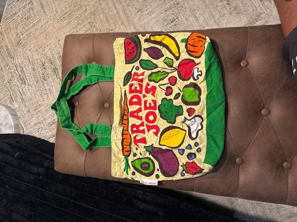 Trader Joe's Fruit and Vegetable Canvas Tote Bag